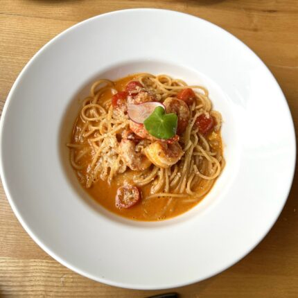 Shrim Spaghetti with Tomato Sauce